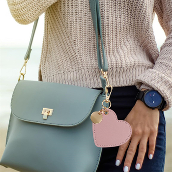 Μπρελόκ με σχήμα καρδιάς σε σχήμα ροδακινί, πολύχρωμο, προαιρετικό, μενταγιόν, μενταγιόν, διακοσμητικά αξεσουάρ μόδας