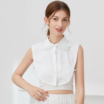 Κολάρο κούκλας Lotus Leaf Fungus Edge Fake Collar White Lace Shawl Διακοσμητικό κολάρο Κολάρο Διασυνοριακός κατασκευαστής χονδρικής