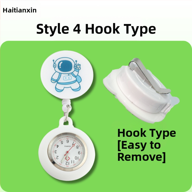 Behúzható nővéróra, Aranyos zsebóra, Függőóra orvosoknak, Világító óra diákoknak, Női modell, Raktáron, Gyors szállítás, Világító számlap