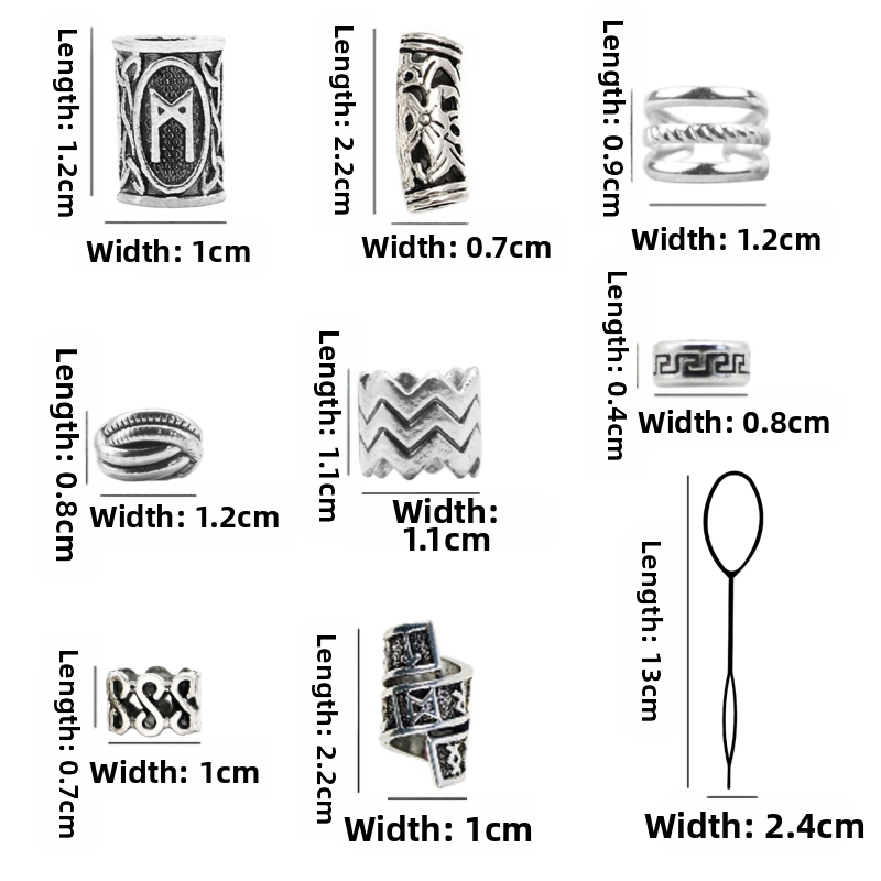 DIY paróka dekoratív hajgyűrű hajkiegészítők különféle ötvözetből készült fejdíszek hajgyűrű öltöny reggae piszkos fonás nagy fonott hajgyűrű