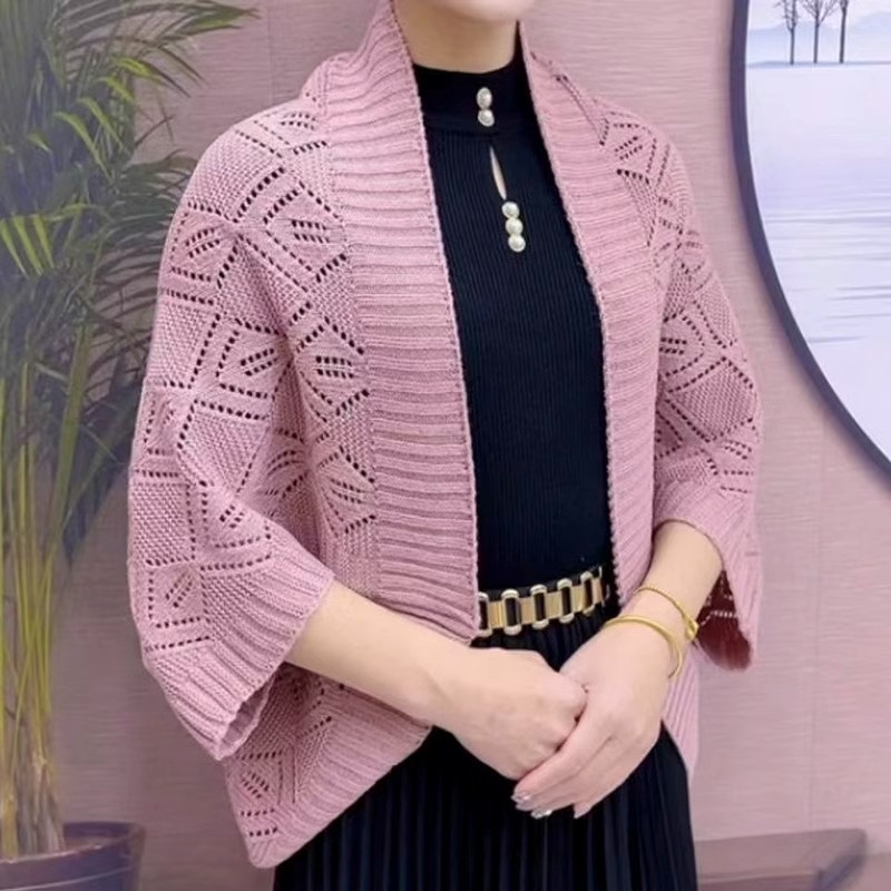 2024 új kardigán, cheongsam sál, női külső illeszkedő szoknya, csúcskategóriás tavaszi és őszi sál, kettős felhasználású, meleg őszi és téli viseletre