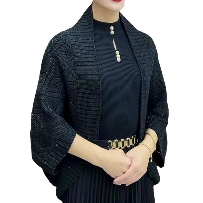 2024 új kardigán, cheongsam sál, női külső illeszkedő szoknya, csúcskategóriás tavaszi és őszi sál, kettős felhasználású, meleg őszi és téli viseletre