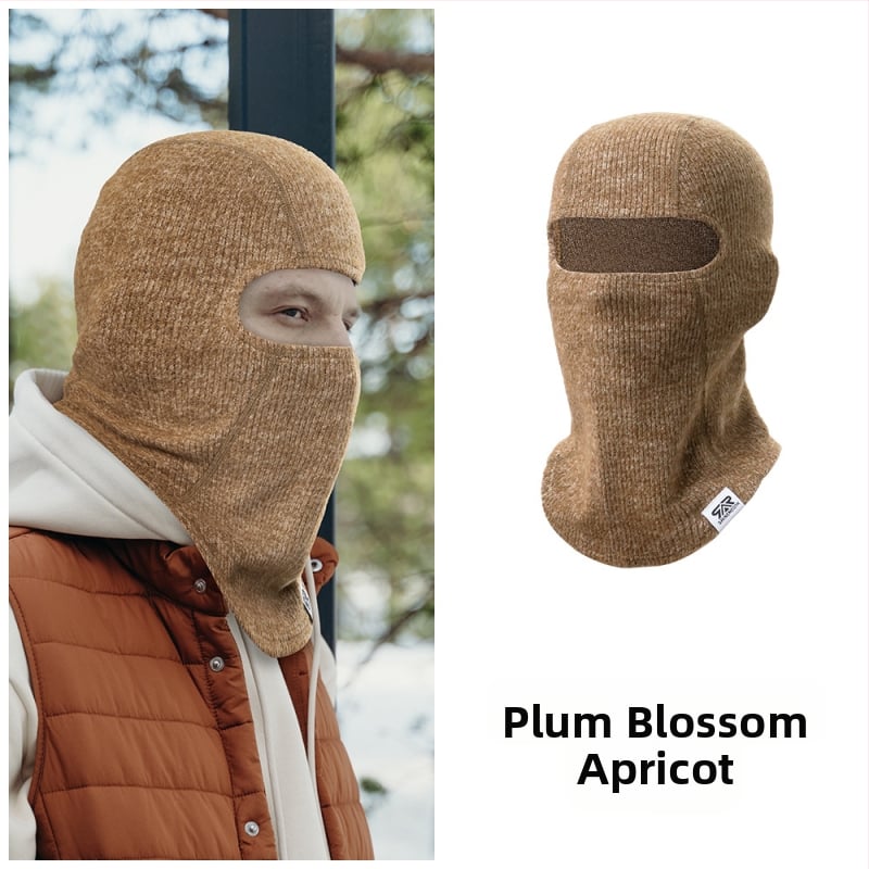 Sun Moss Zimska skijaška kaciga Zaštita za lice Topla hladnootporna kaciga za skijanje i snowboard podstavljena vunenom pletenom kapom