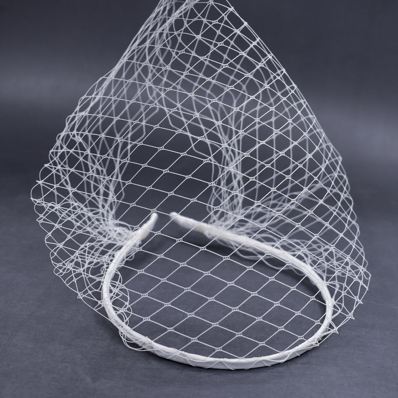 Külkereskedelmi menyasszonyi hálós fátyol esküvői ruha kiegészítők temperamentumos fejpántos fejdísz esküvői báli parti kiegészítők JM19