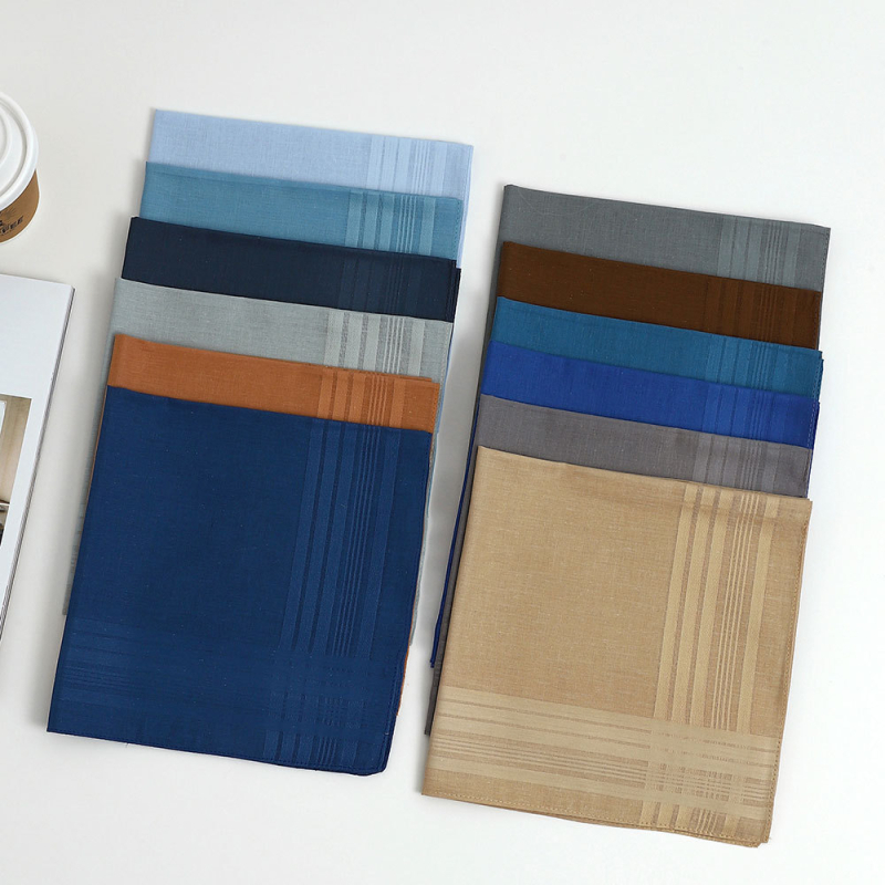 Moteriška medvilninė nosinaitė, medvilninė vyriška nosinaitė, vienspalvė, vienspalvė, padėkliukai, senovinis, sugeriantis prakaitą rankšluostis, tarpvalstybinė didmeninė prekyba