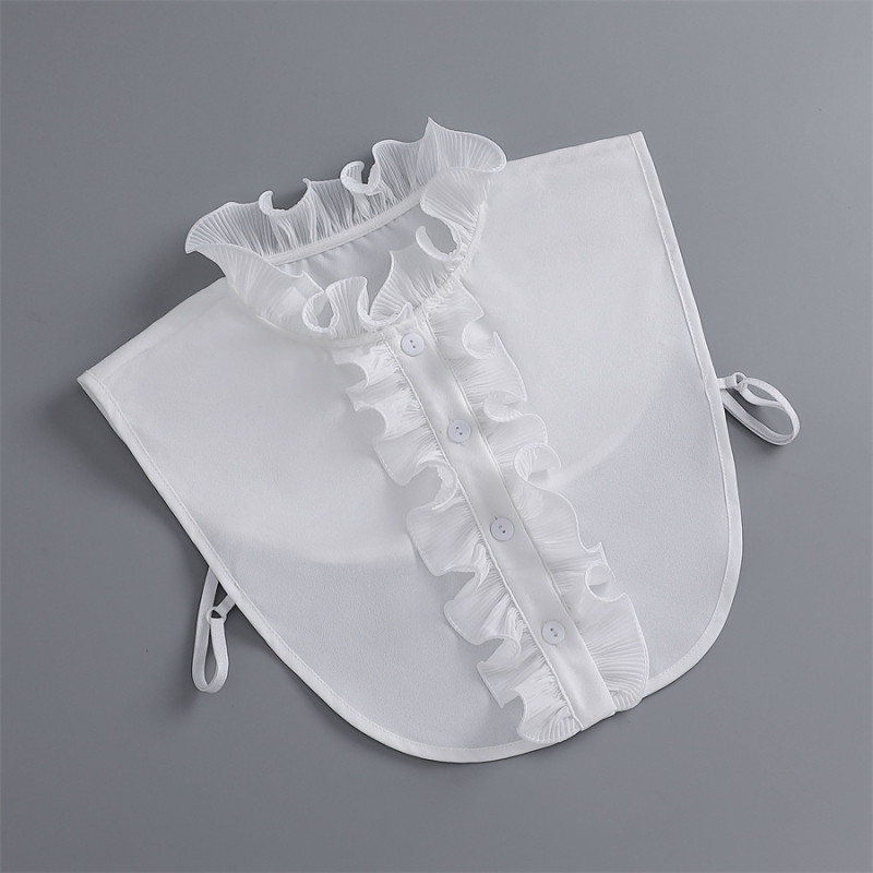 Gombaszélű csipke, édes hamisgallér, női őszi-téli alsó, sokoldalú hamisgallér, hengerelt szélű hamis inggallér, fehér csipke