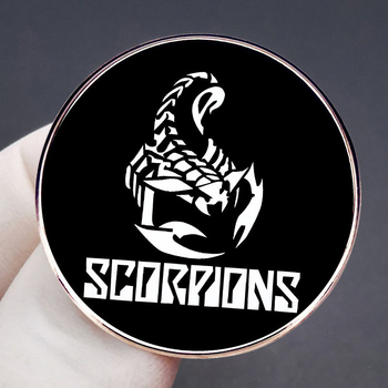 Skorpiók skorpió zenekar bross rock heavy metal zene kitűző jelvény ötvözet jelvény kiegészítők
