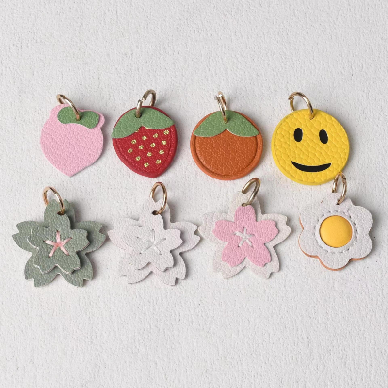 Új mini francia báránybőr kulcstartó, kicsi, friss, kreatív, aranyos, rövid kulcstartó medál, apró ékszer