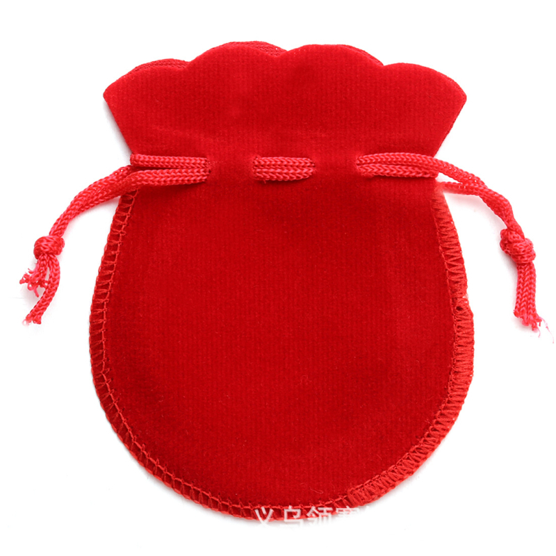 10/zsák flanel ajándéktáska flanel ékszertáska töktáska bársonytáska 7 * 9cm F3991