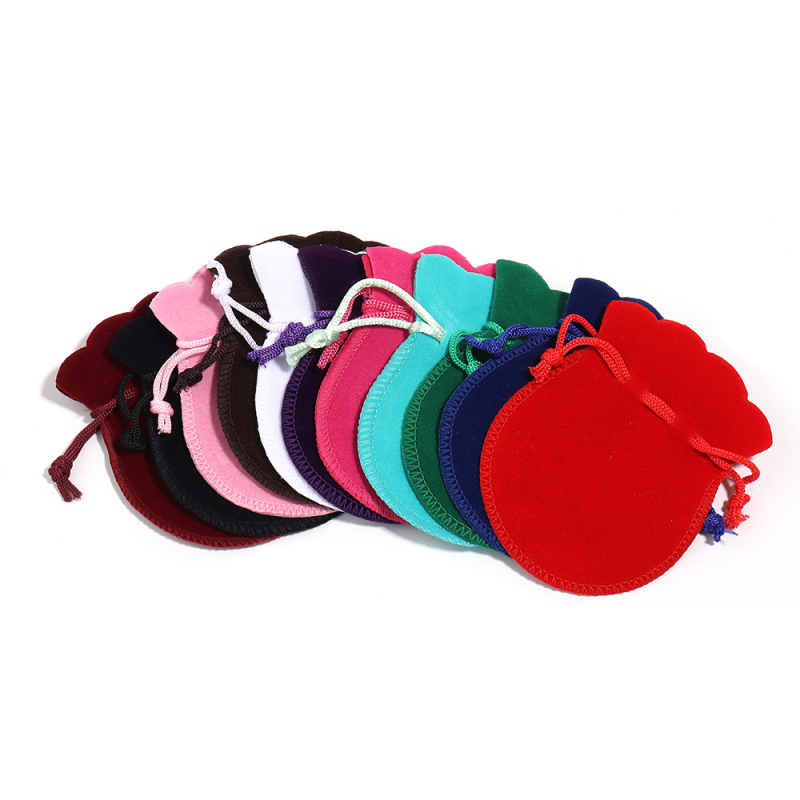 10/zsák flanel ajándéktáska flanel ékszertáska töktáska bársonytáska 7 * 9cm F3991