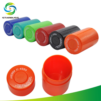 Rūpnīcas tiešās jaunās plastmasas noslēgtās kannas ar mazu vakuuma tabakas uzglabāšanas kasti var ar logotipu 165ml