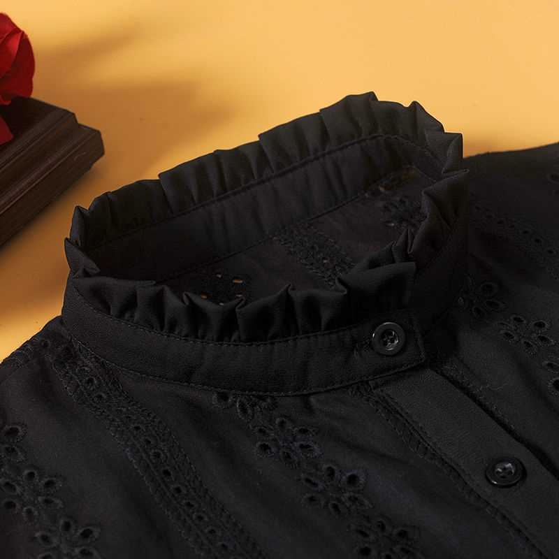 Őszi és téli újdonság, hamis nyakörv, női, minden méretben kapható, fafüles szegéllyel, hamis nyakörv, ing, hamis nyakörv, női fodros gallér