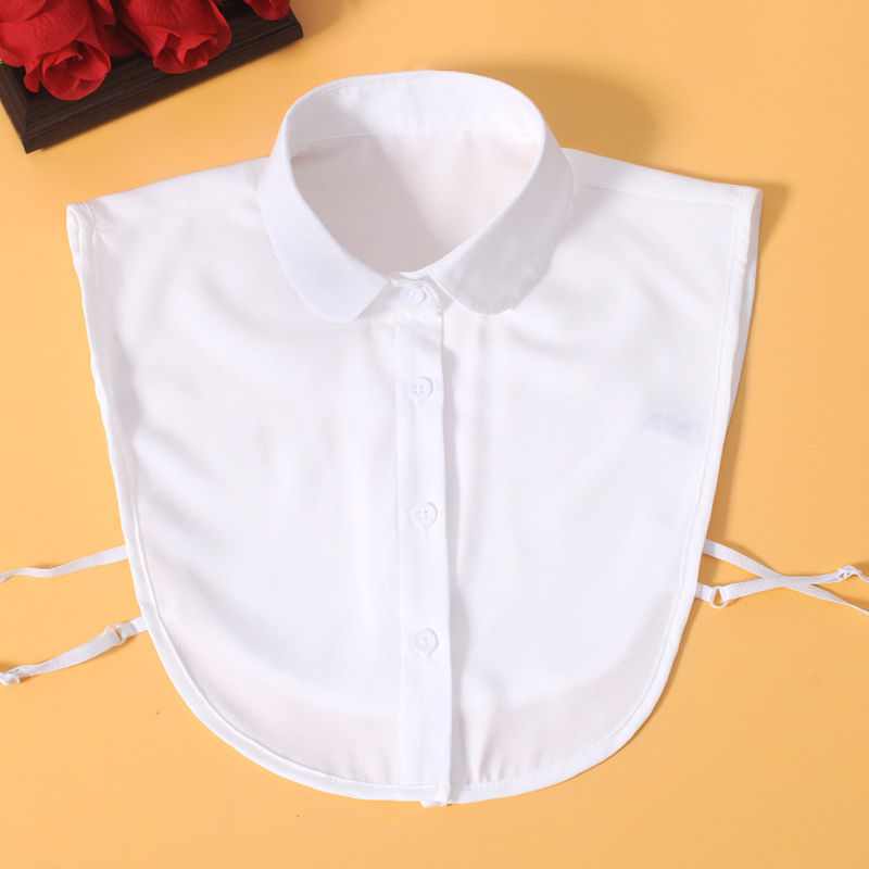 Őszi és téli újdonság, hamis nyakörv, női, minden méretben kapható, fafüles szegéllyel, hamis nyakörv, ing, hamis nyakörv, női fodros gallér