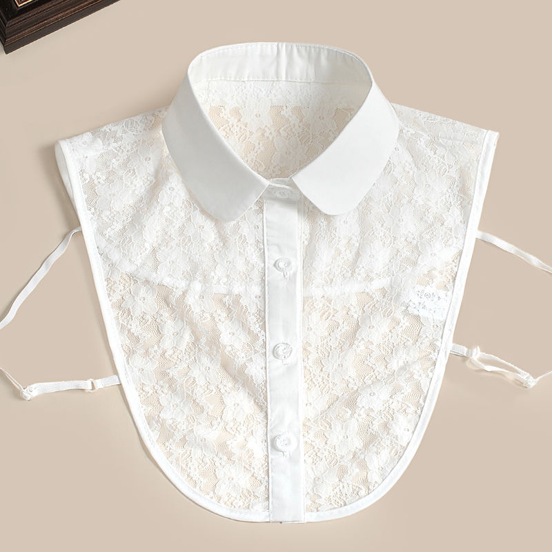 Őszi és téli újdonság, hamis nyakörv, női, minden méretben kapható, fafüles szegéllyel, hamis nyakörv, ing, hamis nyakörv, női fodros gallér