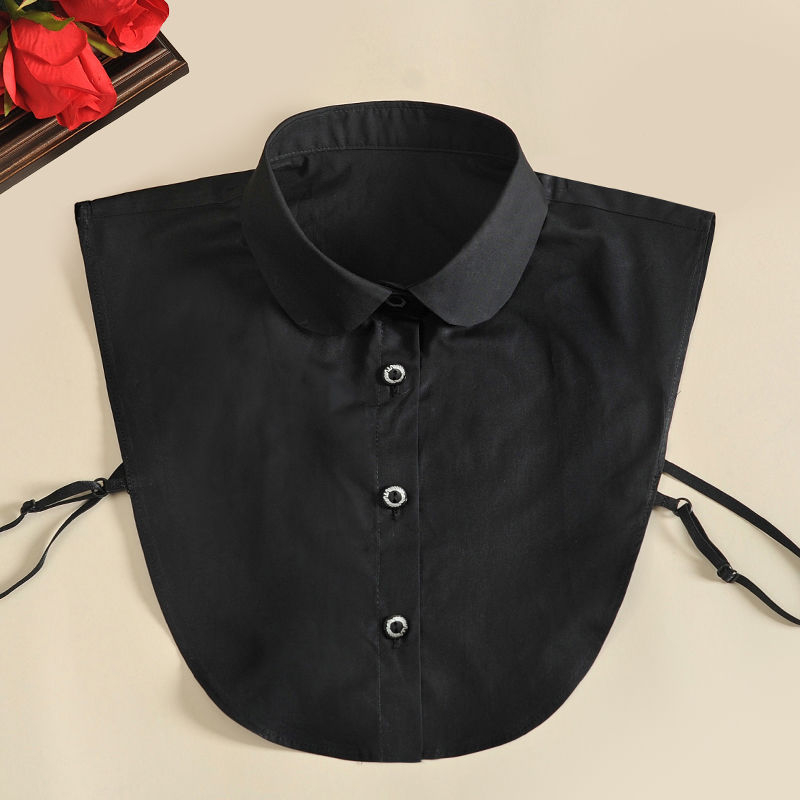 Őszi és téli újdonság, hamis nyakörv, női, minden méretben kapható, fafüles szegéllyel, hamis nyakörv, ing, hamis nyakörv, női fodros gallér