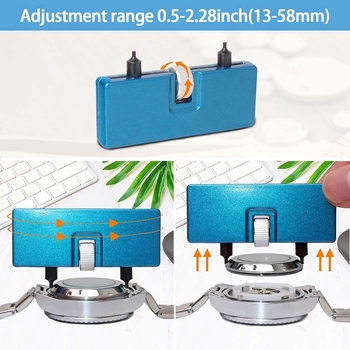 Óra elemcsere szerszámkészlet, órajavító készlet, óra hátlap eltávolító szerszám, óratok