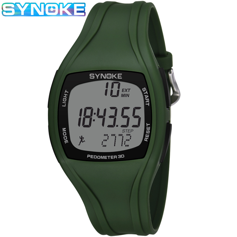 Spordiaja salvestusega veekindel kell 3D sammulugeja spordikell meeste õpilastele mõeldud multifunktsionaalne digitaalne kell jooksukell