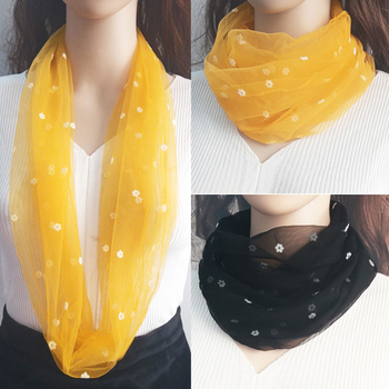 Fairy Candy Color Πολυχρηστικό Κασκόλ Λαιμού με Αντηλιακό από Πλέγμα για τον Αυχένα Φθινόπωρο και Χειμώνα