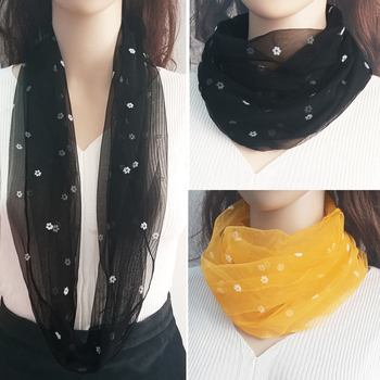 Fairy Candy Color Πολυχρηστικό Κασκόλ Λαιμού με Αντηλιακό από Πλέγμα για τον Αυχένα Φθινόπωρο και Χειμώνα