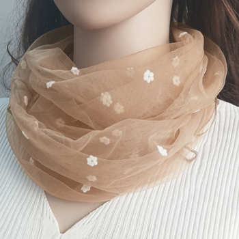 Fairy Candy Color Πολυχρηστικό Κασκόλ Λαιμού με Αντηλιακό από Πλέγμα για τον Αυχένα Φθινόπωρο και Χειμώνα