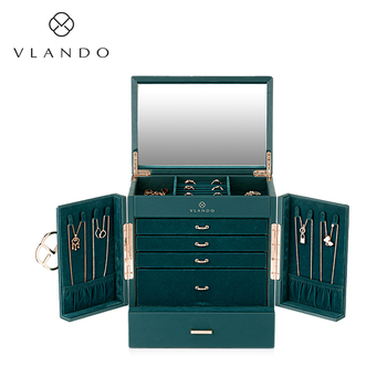 ✅ Κουτί κοσμημάτων, Κουτί αποθήκευσης κοσμημάτων, Δώρο γάμου για νεόνυμφους, Χονδρική πώληση χριστουγεννιάτικων δώρων