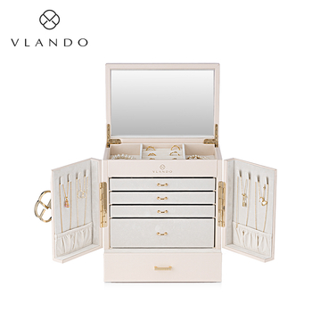 ✅ Κουτί κοσμημάτων, Κουτί αποθήκευσης κοσμημάτων, Δώρο γάμου για νεόνυμφους, Χονδρική πώληση χριστουγεννιάτικων δώρων