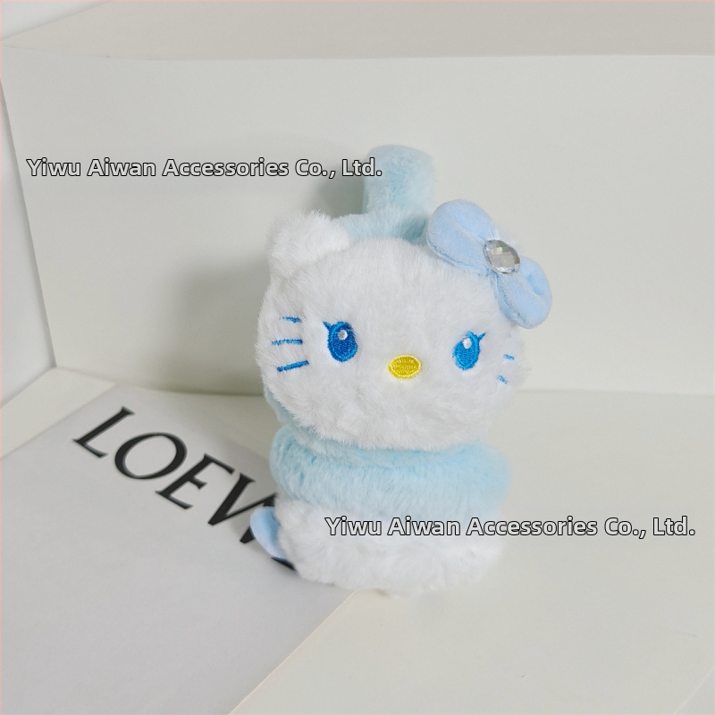 Téli rajzfilm plüss macska fülvédők megvastagított fülvédők kimegy lovaglás szélálló fülvédők aranyos fülvédő műtárgy