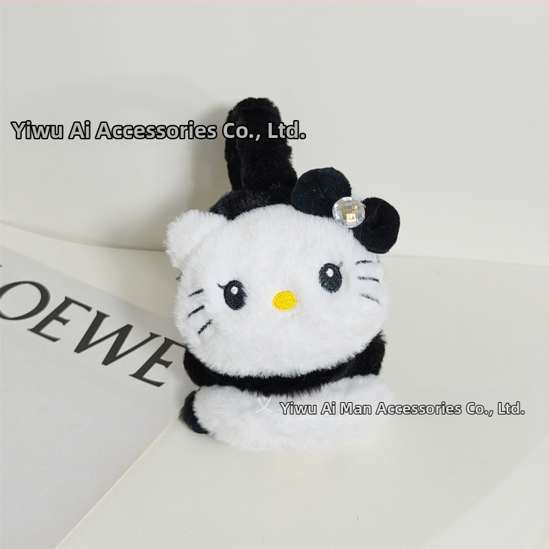 Téli rajzfilm plüss macska fülvédők megvastagított fülvédők kimegy lovaglás szélálló fülvédők aranyos fülvédő műtárgy