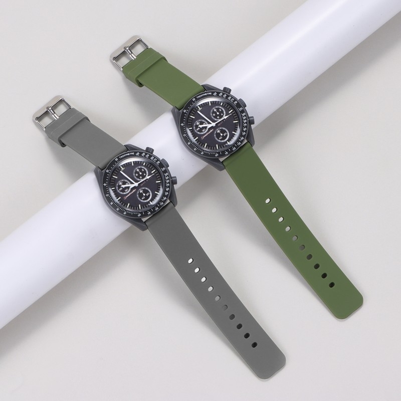 Új, gyorsan kioldható szilikon óraszíj Samsung Huawei Gt okosóraszíjhoz (16/18/20/22/24 mm), raktáron