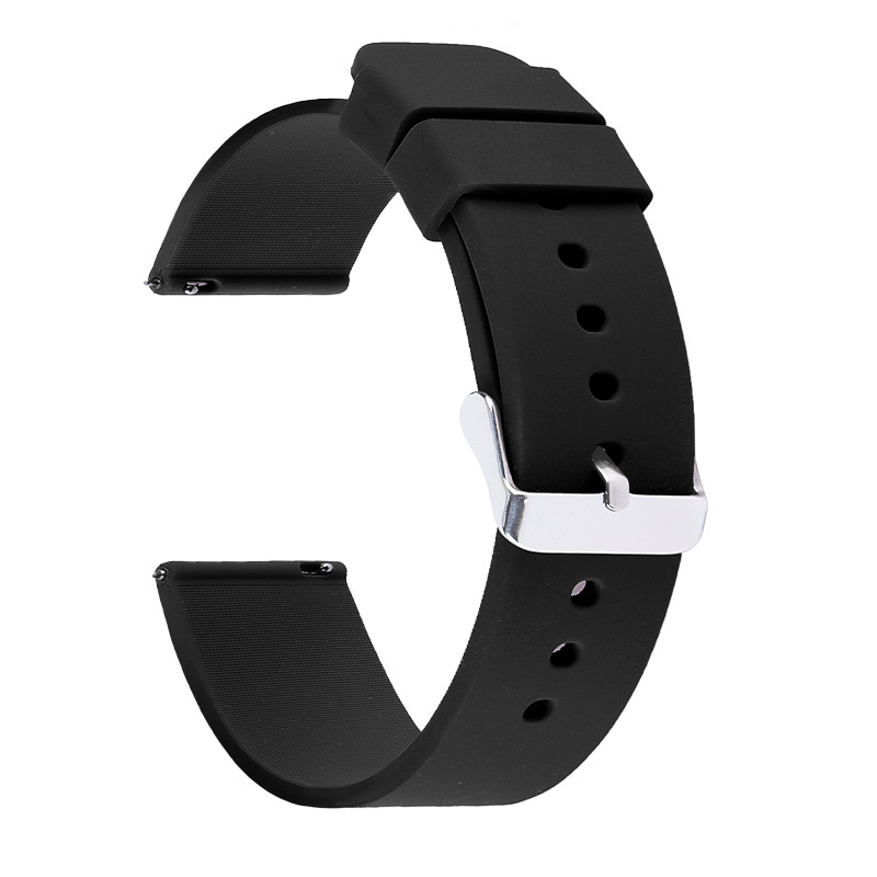 Új, gyorsan kioldható szilikon óraszíj Samsung Huawei Gt okosóraszíjhoz (16/18/20/22/24 mm), raktáron