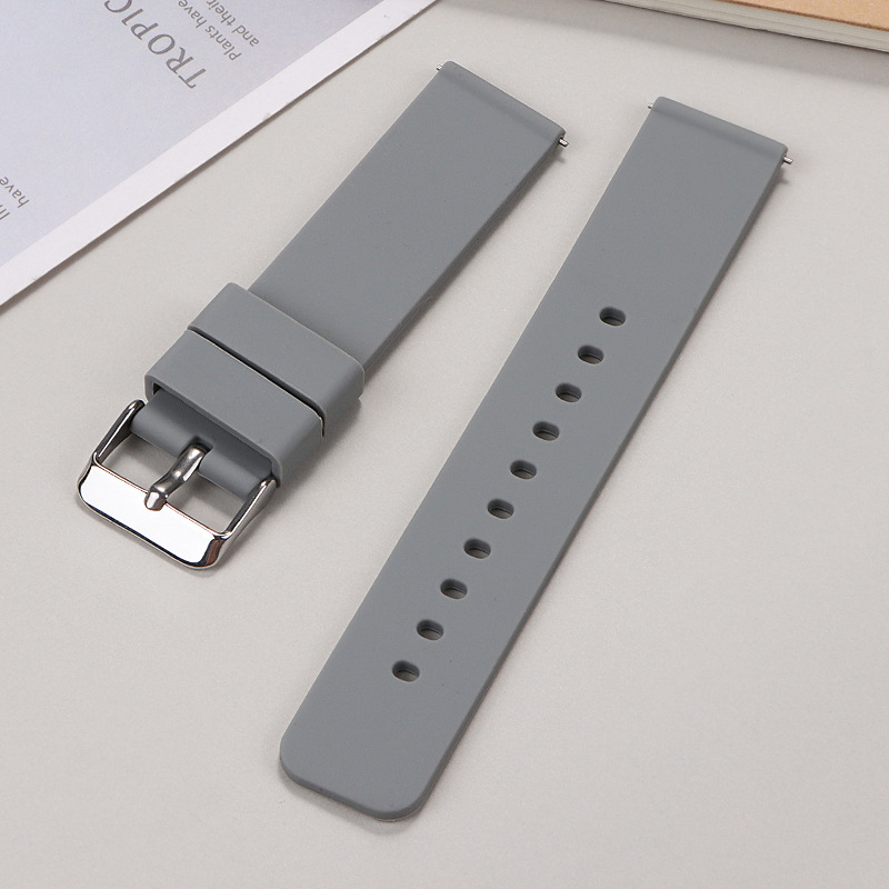 Új, gyorsan kioldható szilikon óraszíj Samsung Huawei Gt okosóraszíjhoz (16/18/20/22/24 mm), raktáron