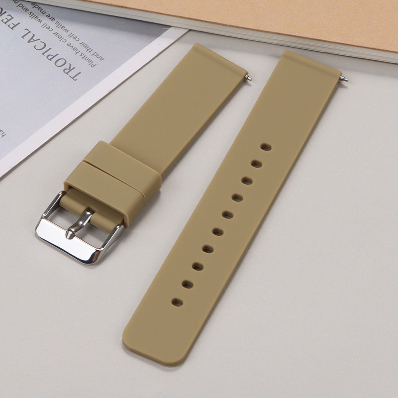 Új, gyorsan kioldható szilikon óraszíj Samsung Huawei Gt okosóraszíjhoz (16/18/20/22/24 mm), raktáron