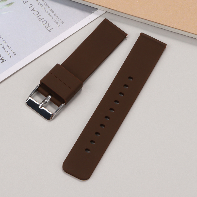 Új, gyorsan kioldható szilikon óraszíj Samsung Huawei Gt okosóraszíjhoz (16/18/20/22/24 mm), raktáron