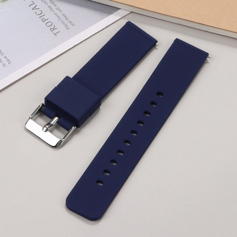 Új, gyorsan kioldható szilikon óraszíj Samsung Huawei Gt okosóraszíjhoz (16/18/20/22/24 mm), raktáron