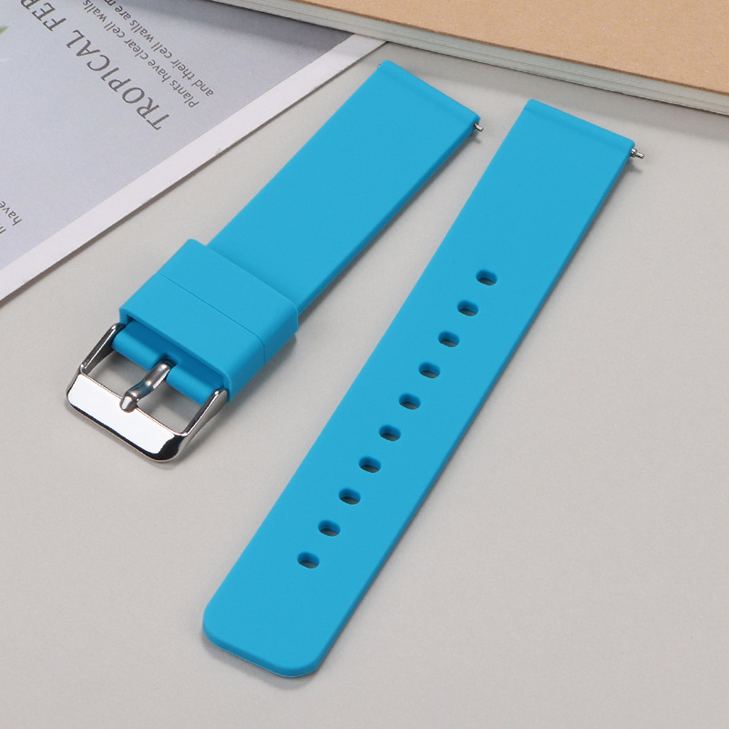 Új, gyorsan kioldható szilikon óraszíj Samsung Huawei Gt okosóraszíjhoz (16/18/20/22/24 mm), raktáron