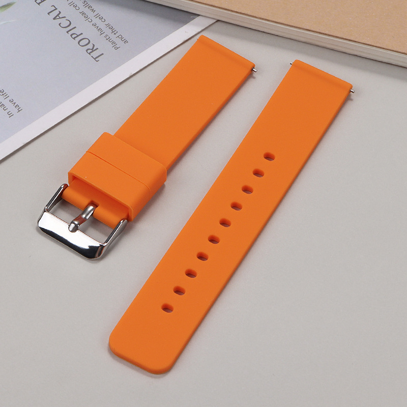 Új, gyorsan kioldható szilikon óraszíj Samsung Huawei Gt okosóraszíjhoz (16/18/20/22/24 mm), raktáron