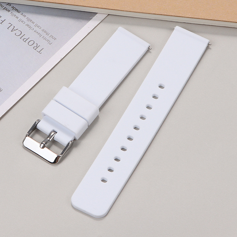 Új, gyorsan kioldható szilikon óraszíj Samsung Huawei Gt okosóraszíjhoz (16/18/20/22/24 mm), raktáron