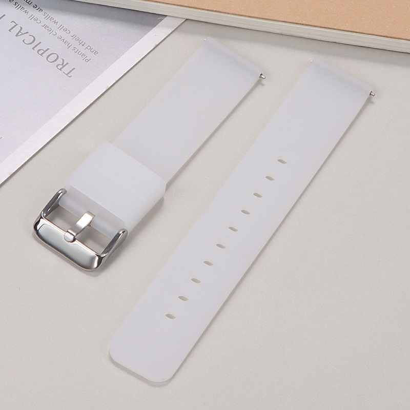 Új, gyorsan kioldható szilikon óraszíj Samsung Huawei Gt okosóraszíjhoz (16/18/20/22/24 mm), raktáron