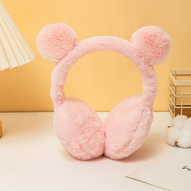 Gyermek fülvédők őszi és téli új plüss aranyos rajzfilm diák meleg fülvédők visszahúzható fülvédők fülmelegítő nagykereskedelem