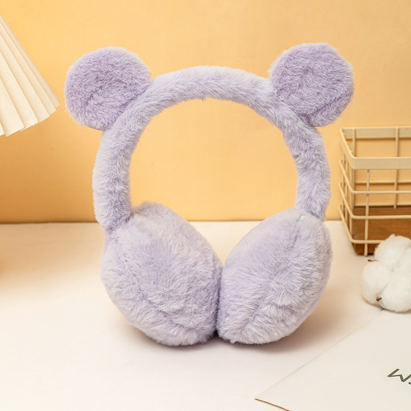 Gyermek fülvédők őszi és téli új plüss aranyos rajzfilm diák meleg fülvédők visszahúzható fülvédők fülmelegítő nagykereskedelem