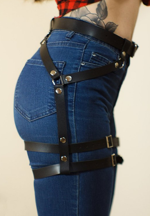 Ādas izstrādājumu apakšveļa, sporta apģērbs, montāžas aksesuāri, Eiropas un amerikāņu stils, melns, balts, sarkans, daudzkrāsains, pēc izvēles