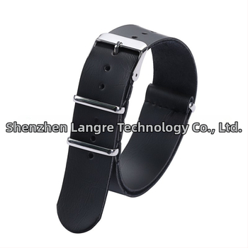 Vintage λουράκι PU από απομίμηση δέρματος, λουράκι NATO a ZULU, ανδρικό 18/20/22/24 χιλ. μαύρο, καφέ ασημί αγκράφα