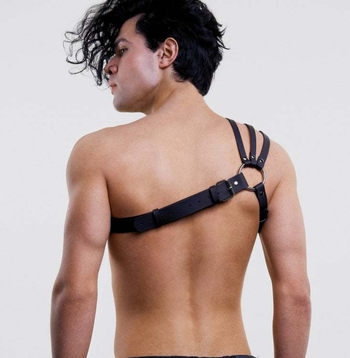 Eiropas un Amerikas ādas plecu siksna naktsklubam KTV bāra deju priekšnesumam Visu spēļu apģērbu aksesuāri daudzkrāsains pēc izvēles