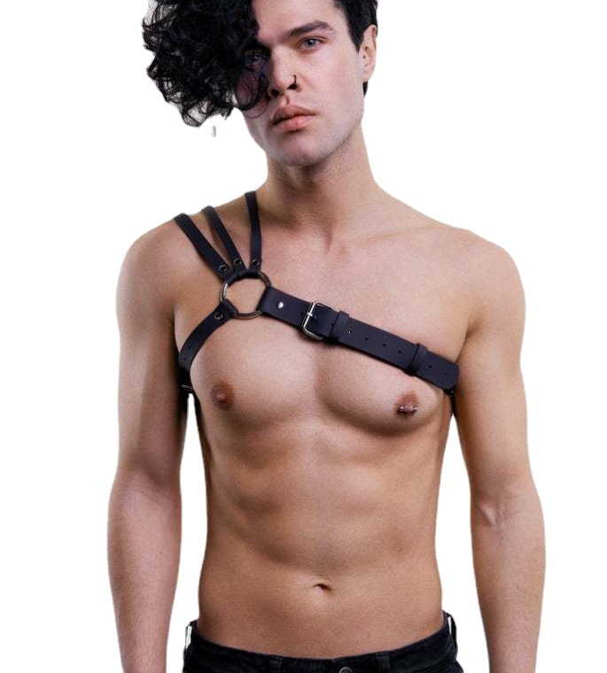 Eiropas un Amerikas ādas plecu siksna naktsklubam KTV bāra deju priekšnesumam Visu spēļu apģērbu aksesuāri daudzkrāsains pēc izvēles