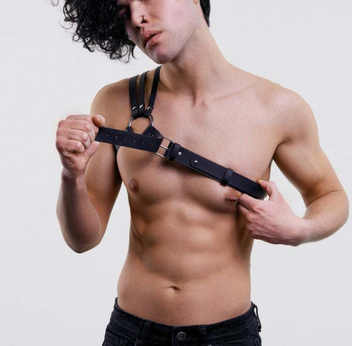 Eiropas un Amerikas ādas plecu siksna naktsklubam KTV bāra deju priekšnesumam Visu spēļu apģērbu aksesuāri daudzkrāsains pēc izvēles