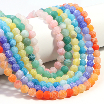 Εθνική τάση ρετρό φυσικό στυλ αχάτη σκόρπιες χάντρες βραχιόλι κολιέ αξεσουάρ DIY χειροτεχνίας κιτ υλικού τέχνης