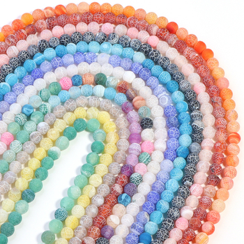 Εθνική τάση ρετρό φυσικό στυλ αχάτη σκόρπιες χάντρες βραχιόλι κολιέ αξεσουάρ DIY χειροτεχνίας κιτ υλικού τέχνης