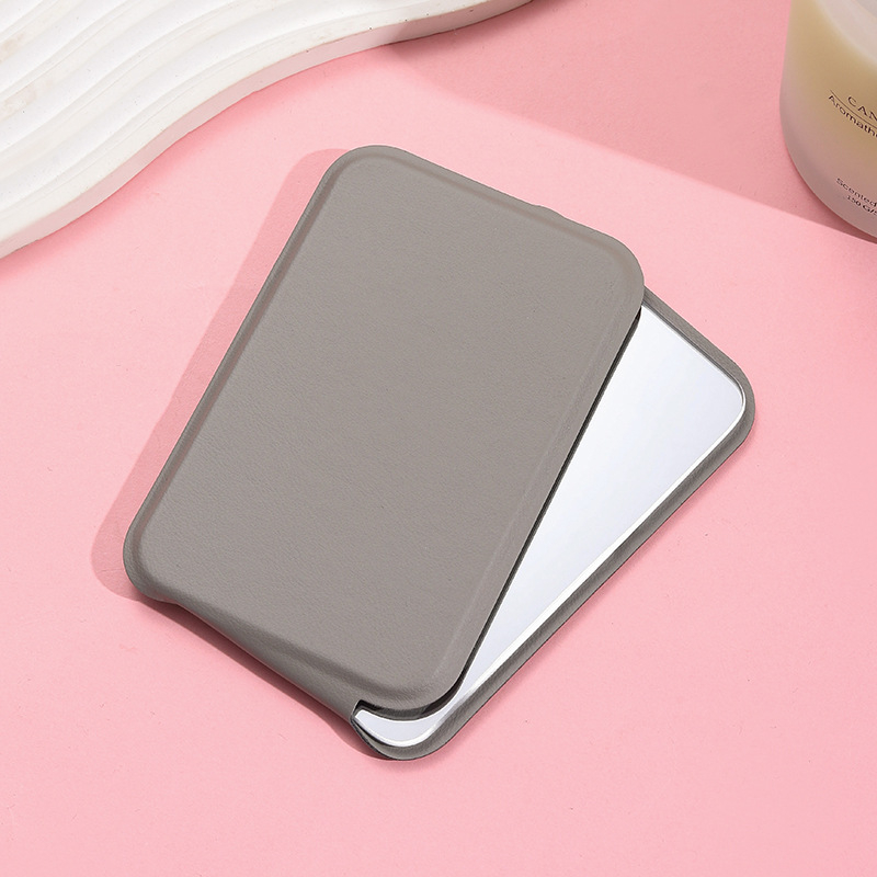 Ins Style egyszínű sminktükör diákkollégium átlátszó sminktükör utazó hordozható hordozható hordozható kis tükör összecsukható hordozható