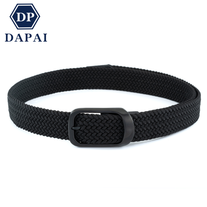 Több méretű férfi és női alkalmi, minden mérkőzésre alkalmas, rugalmas fonott öv tűcsattal, sportdivatos golföv