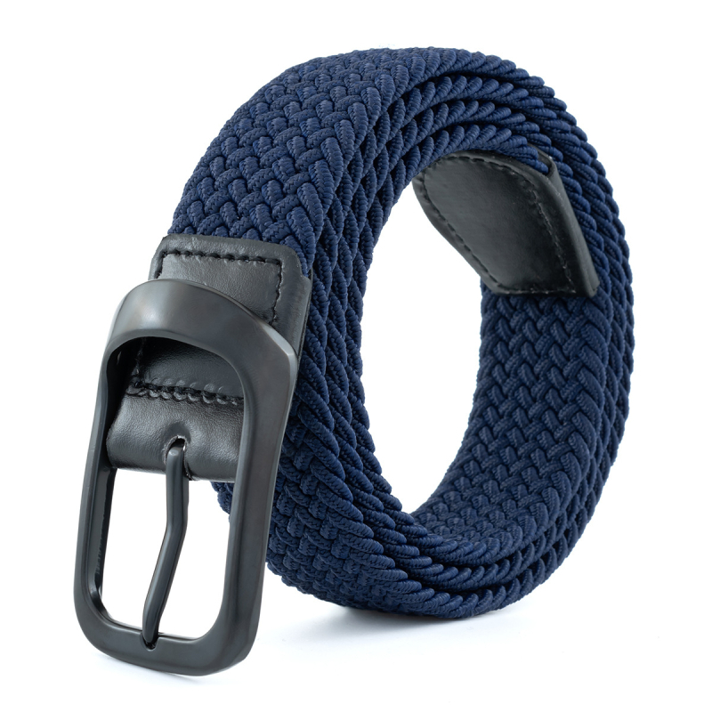 Több méretű férfi és női alkalmi, minden mérkőzésre alkalmas, rugalmas fonott öv tűcsattal, sportdivatos golföv